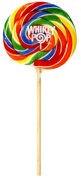 Whirly Rainbow 4 inch Lollipop 3oz