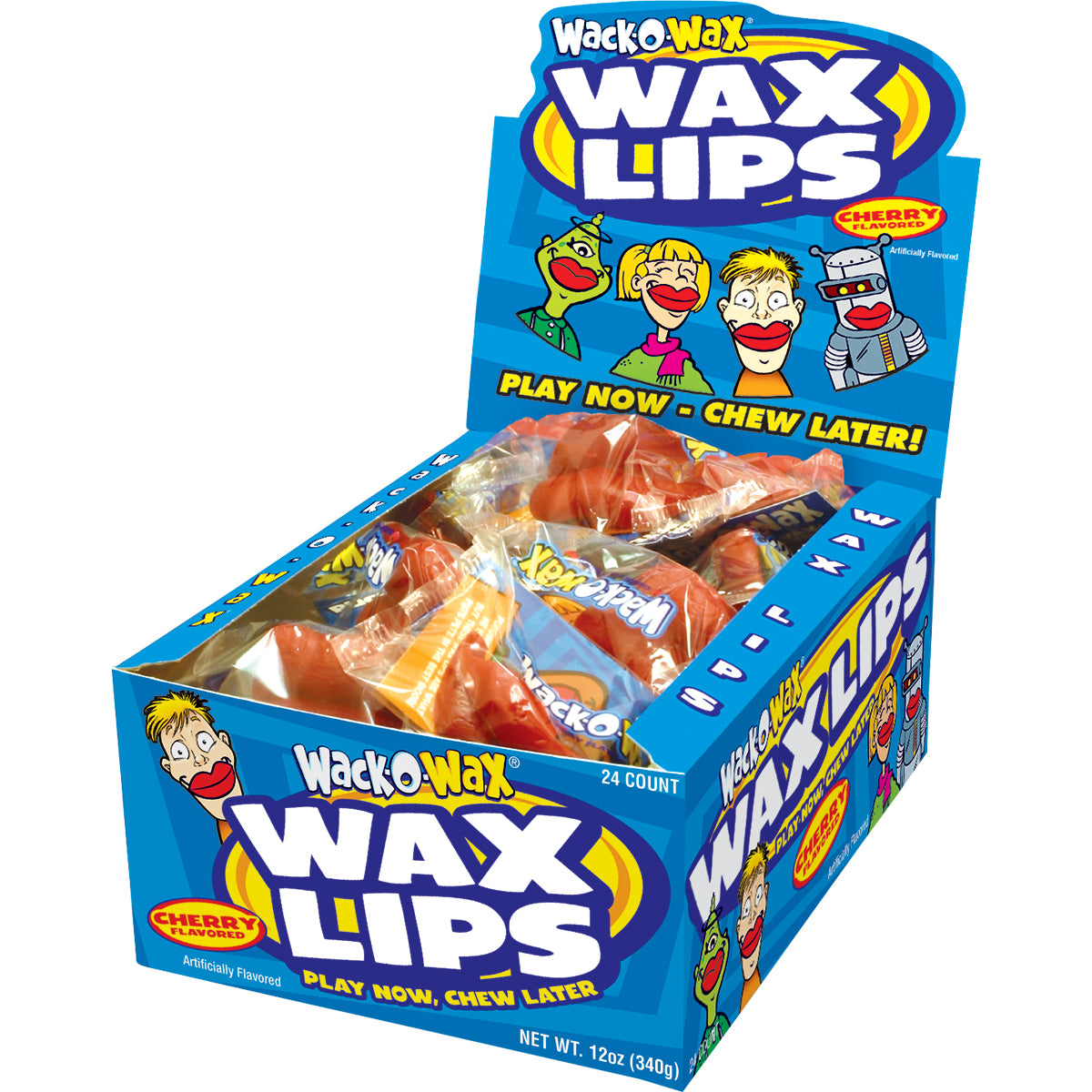 Wax Lips - Novelty Candy - Chocolates & Sweets 