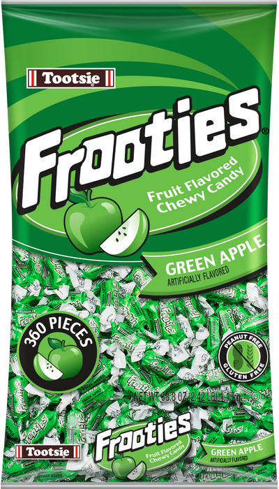 Tootsie Frooties Green Apple 360ct bag