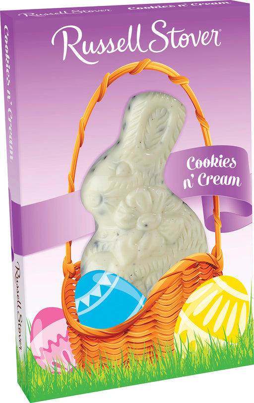 Easter Russell Stover Bunny Rabbit 1.5oz Cookies & Cream