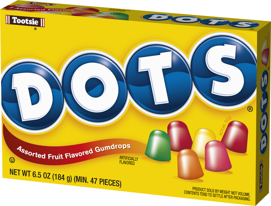 Dots Original fruit gumdrops 6.5oz box