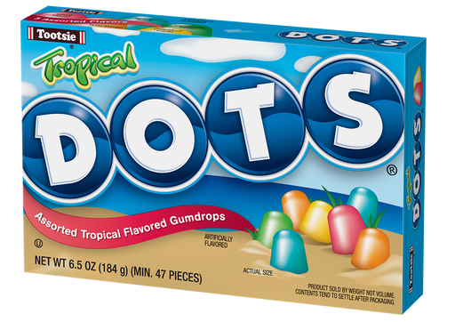 Dots Tropical Gumdrops 6.5oz box