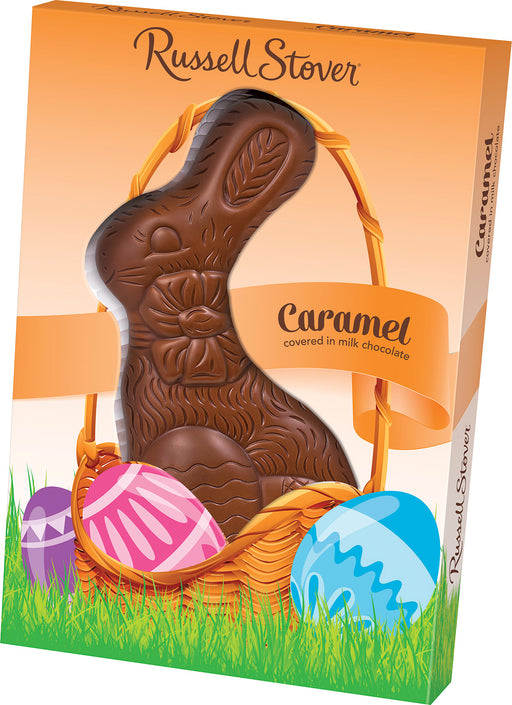 Easter Russell Stover 7oz Bunny Rabbit Chocolate Caramel