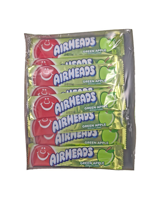 Airheads Green Apple .55oz bar or 36ct box