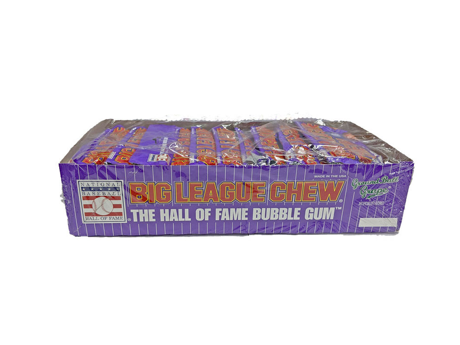 Big League Chew Gum Grape 2.12oz pack or 12ct box