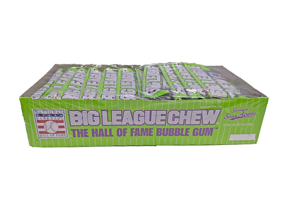 Big League Chew Gum Sour Apple 2.12oz pack or 12ct box — Sweeties Candy of  Arizona