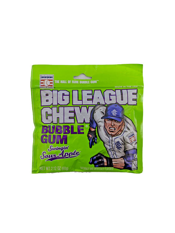 Big League Chew Gum Sour Apple Flavor