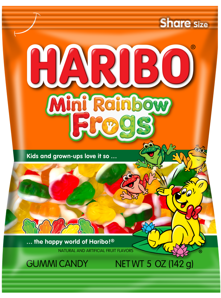 Haribo Mini Rainbow Frogs 5oz bag or 12ct case — Sweeties Candy of Arizona