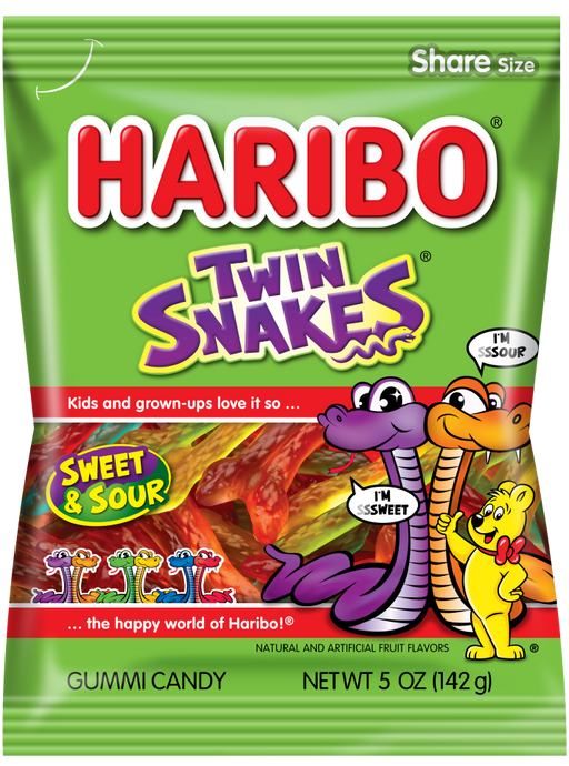 Haribo Twin Gummy Snakes
