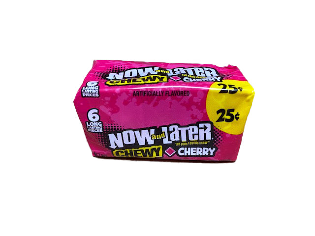 Now and Later Chewy Cherry .93oz pack or 24ct box