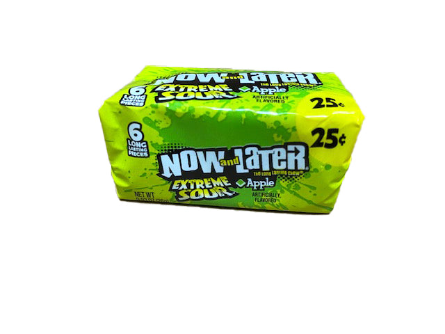 Now and Later Extreme Sour Apple .93oz pack