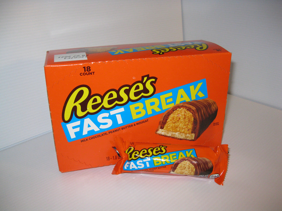 Reeses Fast Break 1.8oz bar or 18ct box