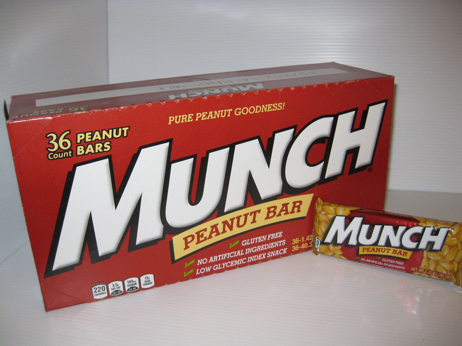 Munch Peanut 1.42oz bar or 36ct box