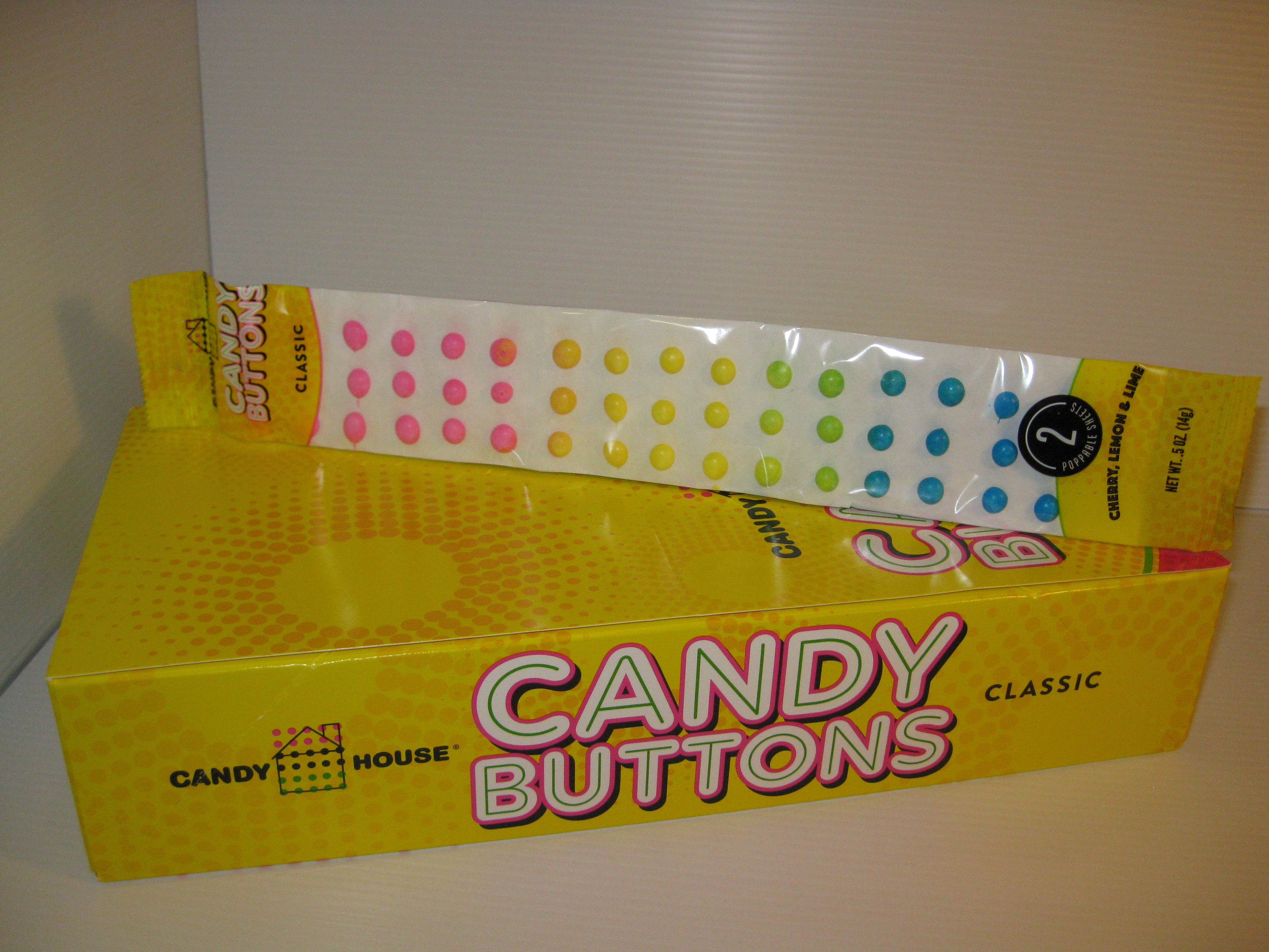 Button Camdy Candy Buttons .5oz pack or 24ct box — Sweeties Candy of Arizona