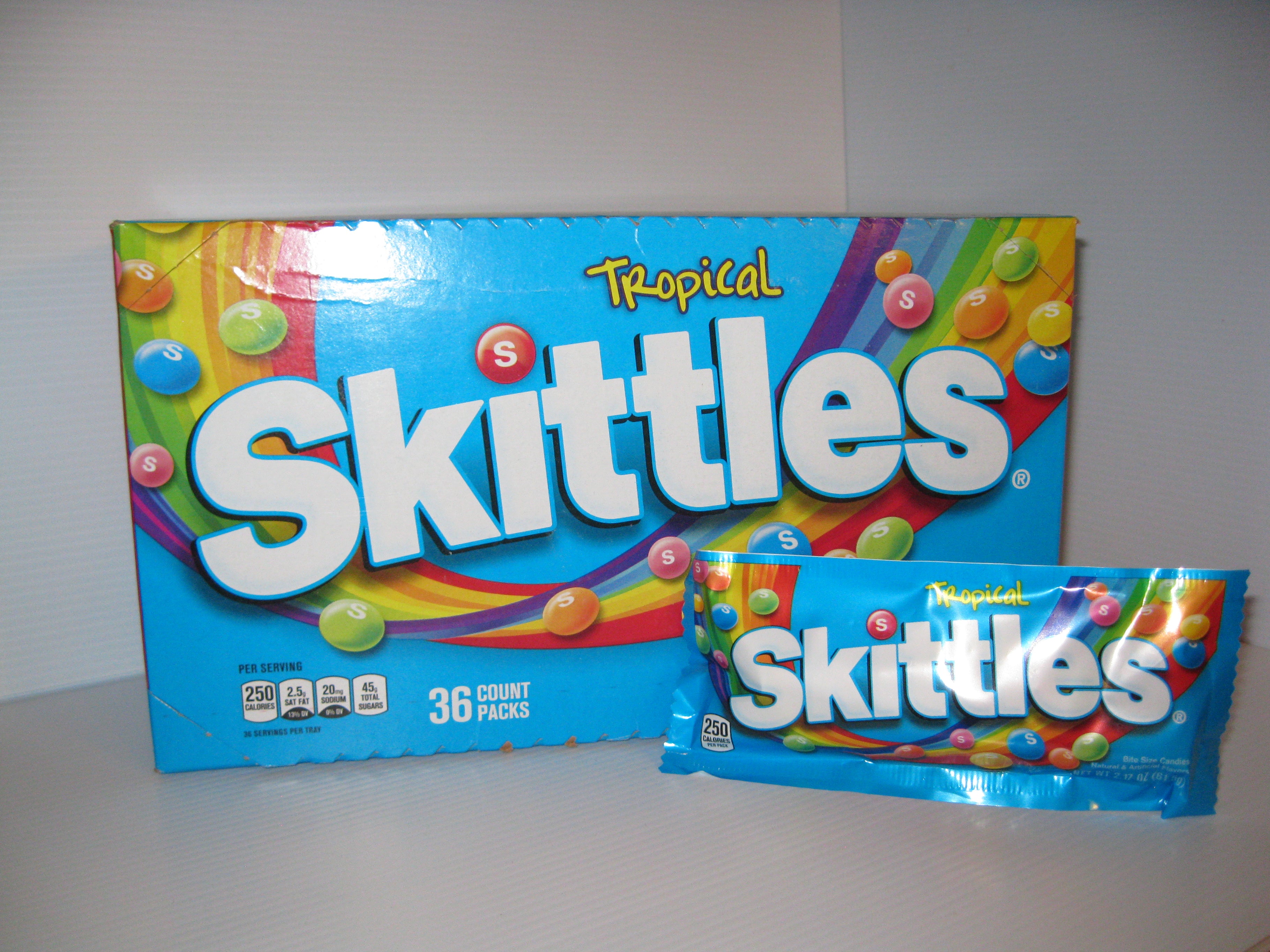 Skittles Tropical 2.17oz pack or 36ct box — Sweeties Candy of Arizona