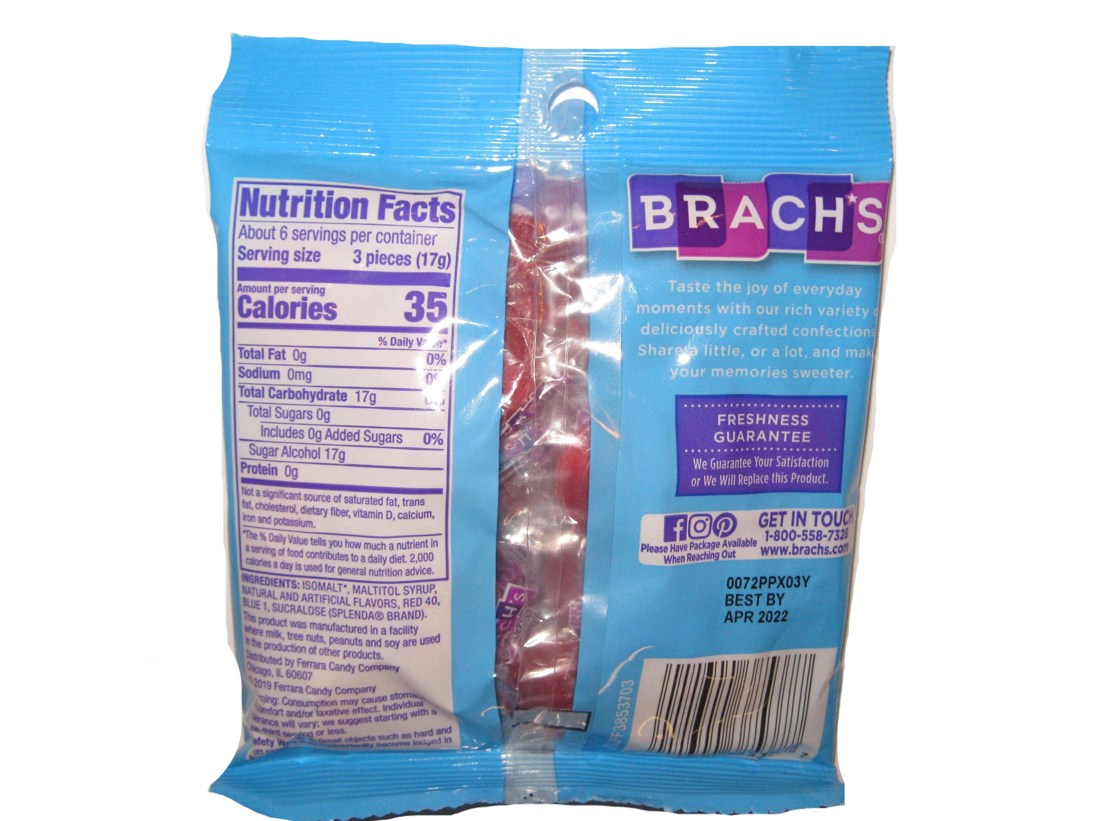 Brachs Sugar Free Cinnamon Hard Candy 3.5oz bag — Sweeties Candy of Arizona