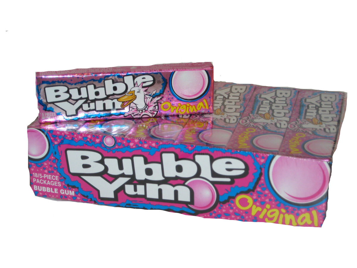 Bubble Yum Original 5pc pack or 18ct box — Sweeties Candy of Arizona