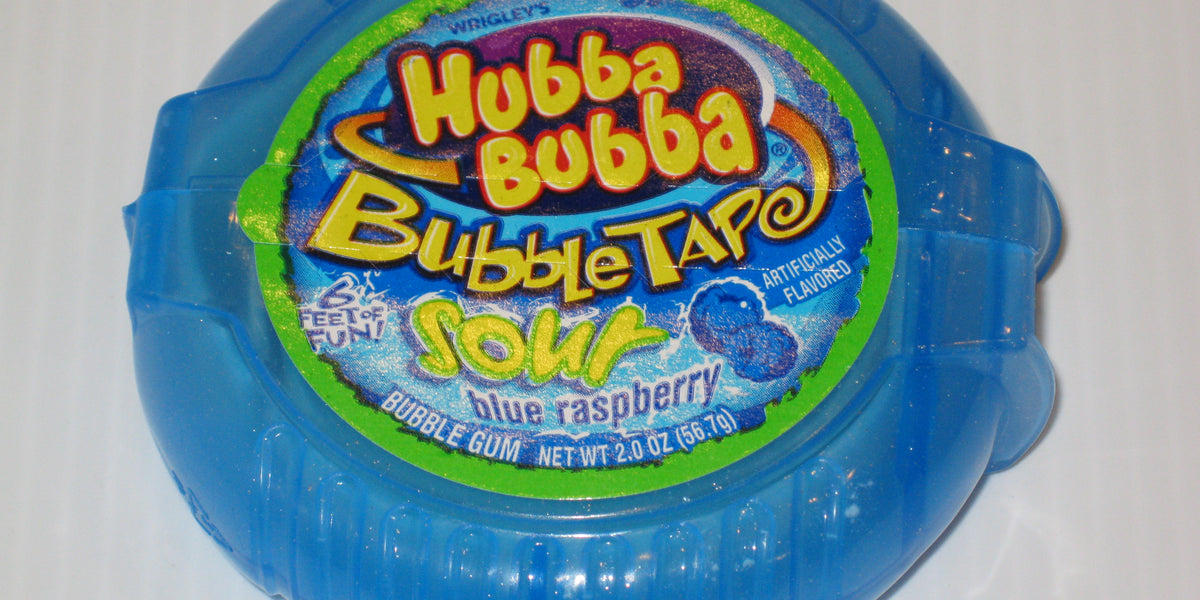 Hubba Bubba Bubble Tape Sour Blue Raspberry - Neighbors Mercantile Co