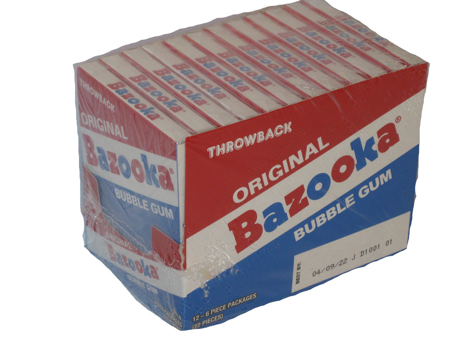 Bazooka Bubble Gum 12ct Box