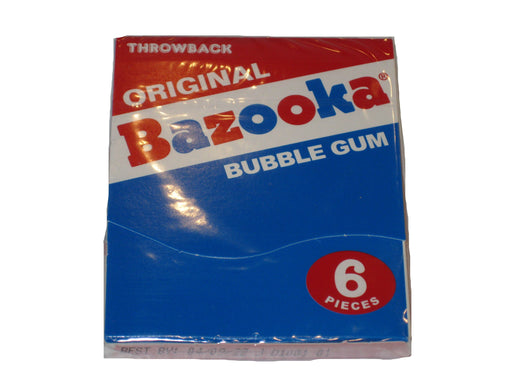 Bazooka Bubble Gum 6ct pack