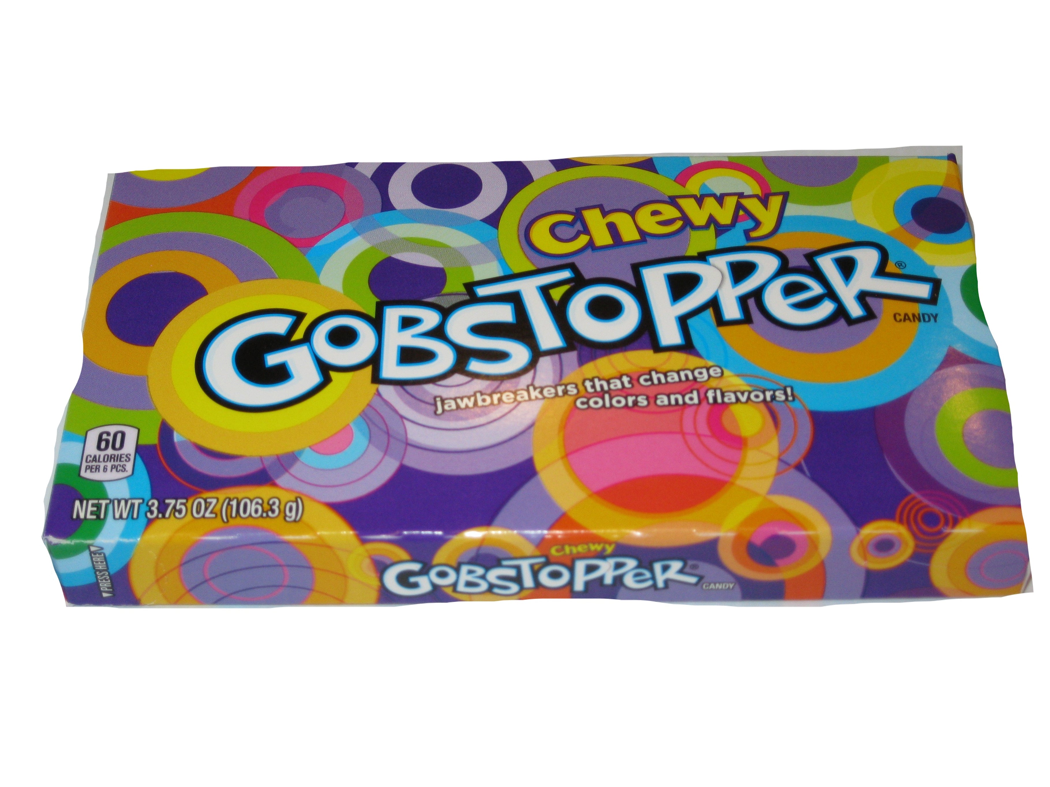 Gobstopper Chewy Candy 3.75oz Box Or 12ct Case — Sweeties Candy Of Arizona