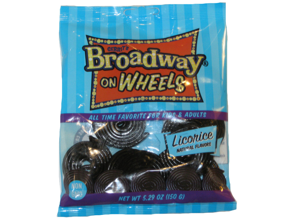 Black Licorice Wheels 5.29oz bag