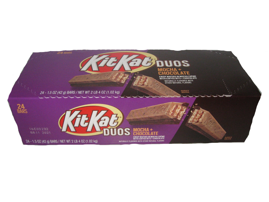 Kit Kat Duos Mocha Coffee Chocolate 1.5oz 24ct Box