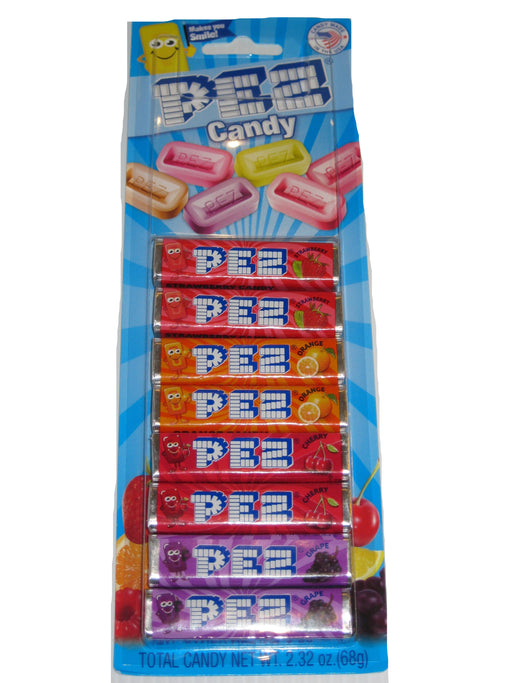 Pez Assorted Fruit Refill 8ct Pack