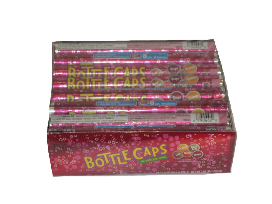 Bottle Caps candy Rolls 1.77oz 24ct Box