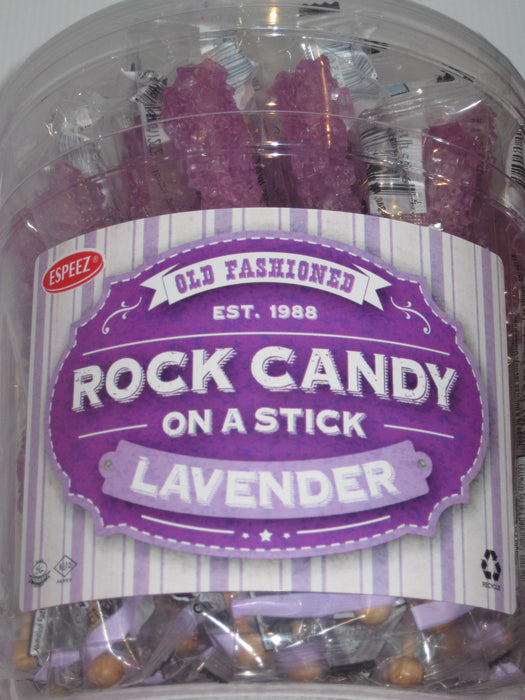 Rock Candy Stick Lavender Tutti Frutti