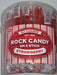 Rock Candy Stick Red Strawberry 36ct Jar