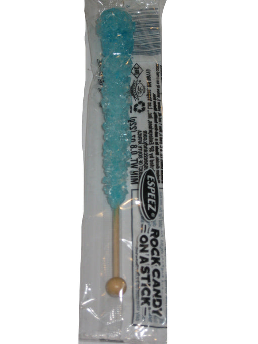 Rock Candy Sticks Light Blue Cotton Candy .8oz pack or Jar — Sweeties Candy of Arizona