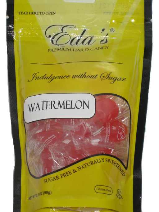 Eda's Premium Sugar Free Hard Candy Watermelon 3.5oz Bag