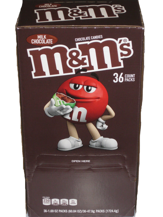 M&M Milk Chocolate 36ct Box