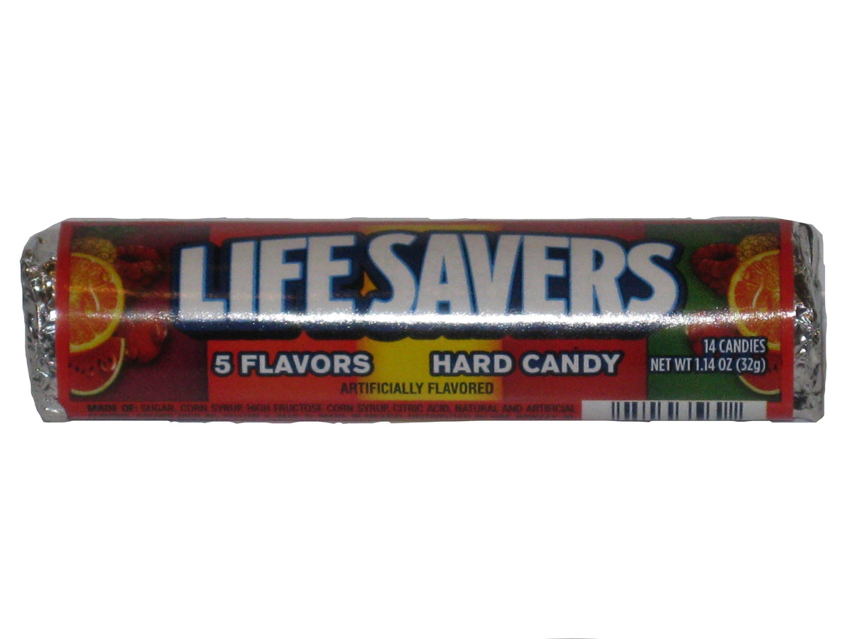 Life Savers 5 Flavors 1.14oz roll or 20ct pack — Sweeties Candy of