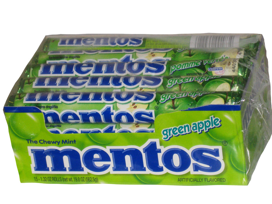 Mentos Green Apple 15ct box