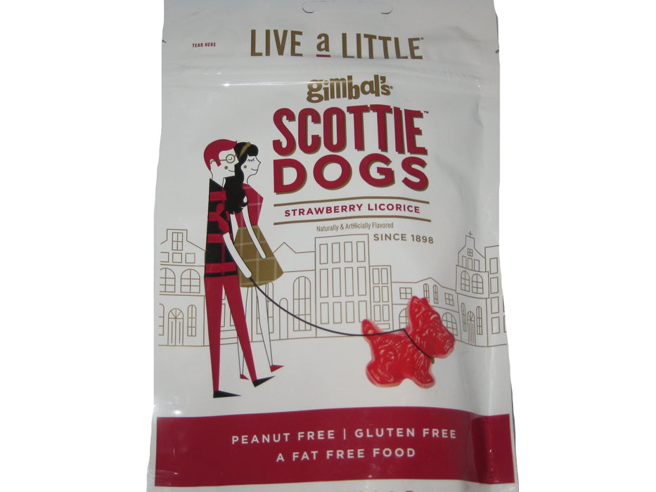 Gimbals Scottie Dogs Strawberry 6oz bag