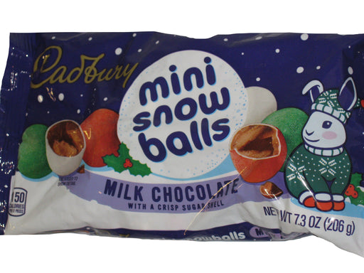 Cadbury Chocolate Mini Snow Balls 7.3oz bag