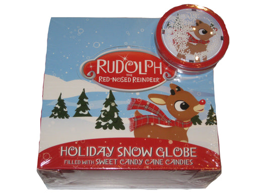 Rudolph the Red-Nosed Reindeer Snow Globe 1.5oz tin