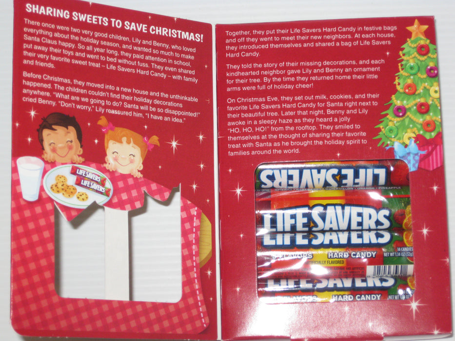 Christmas Lifesavers Sweet Story Book 6.84oz box