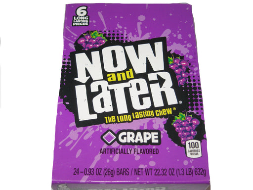 now and later grape 24ct box