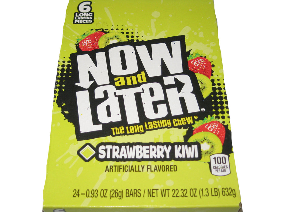 Now and later strawberry kiwi 24ct box
