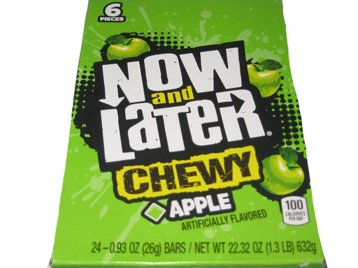 Now and later chewy green apple 24ct box