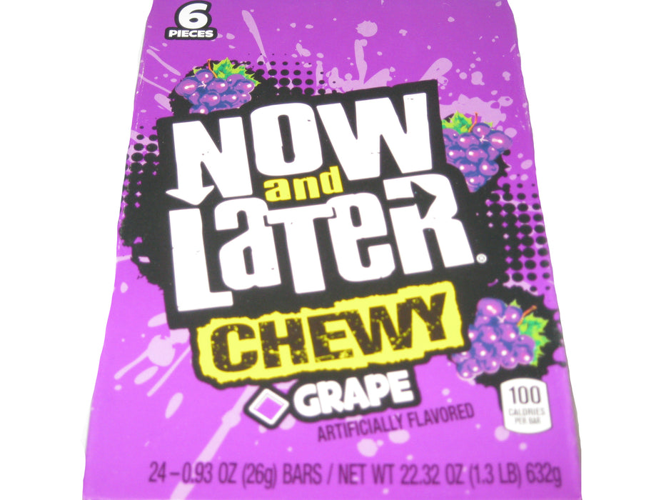 Now and later chewy grape 24ct box