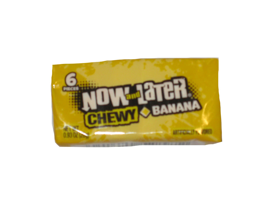 now and later chewy banana 6 pc pack