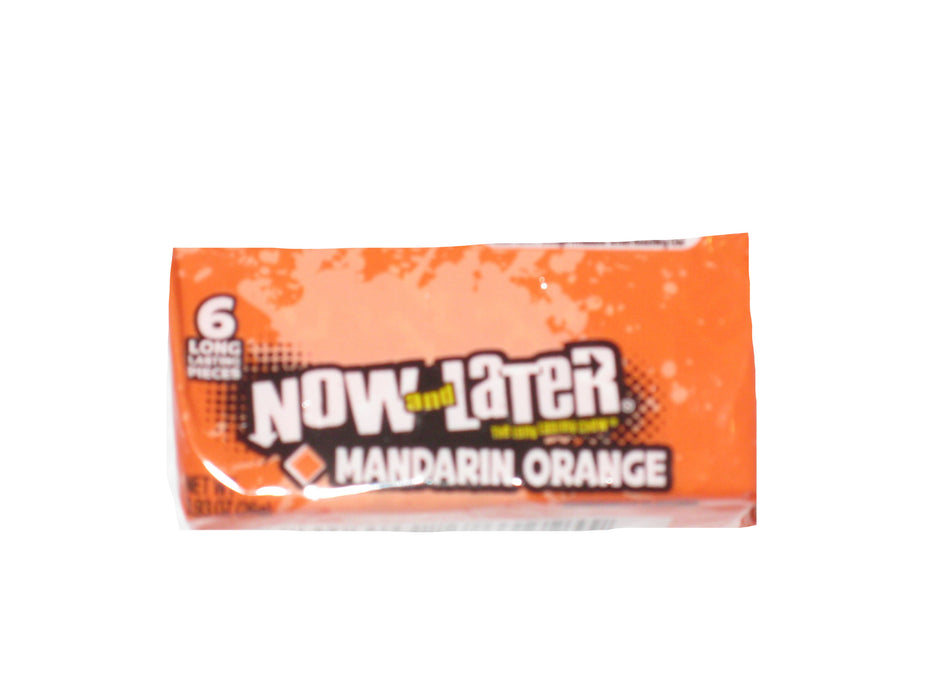 now and later mandarin orange 6pc pack