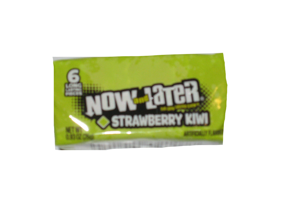 now and later strawberry kiwi 6pc pack