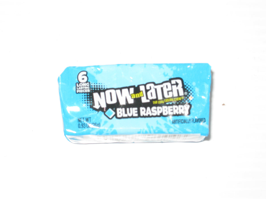 now and later blue raspberry 6pc pack