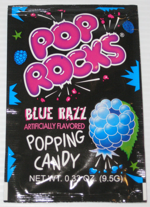 Pop Rocks Blue Raspberry .33oz pack or 24ct box — Sweeties Candy of Arizona