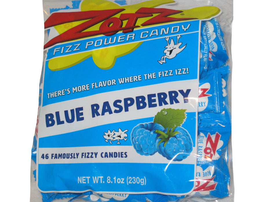 Zotz Assorted Flavors Cherry Watermelon Blue Raspberry 46 Count Bag